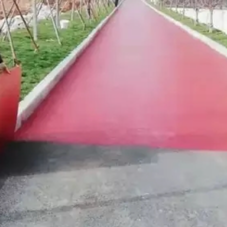 陕西​ 彩色路面喷涂翻新是一种低成本